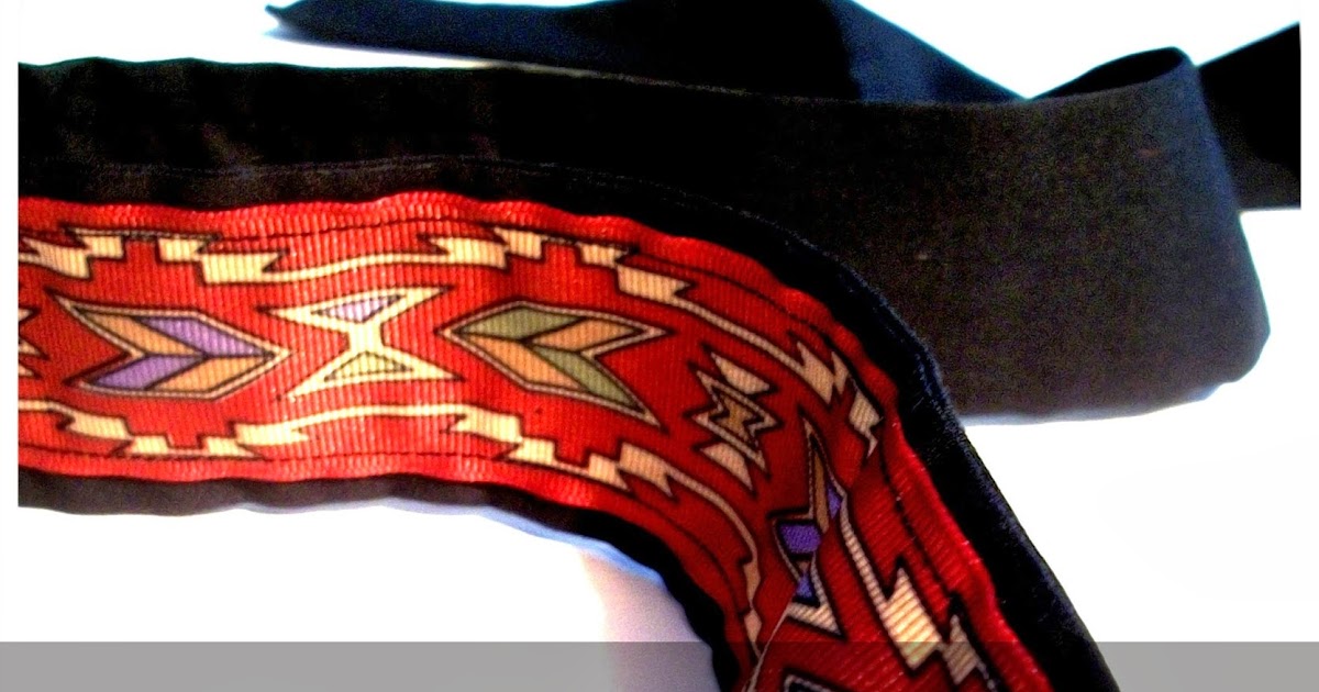 Halfway To Hipster DIY Ribbon Belt