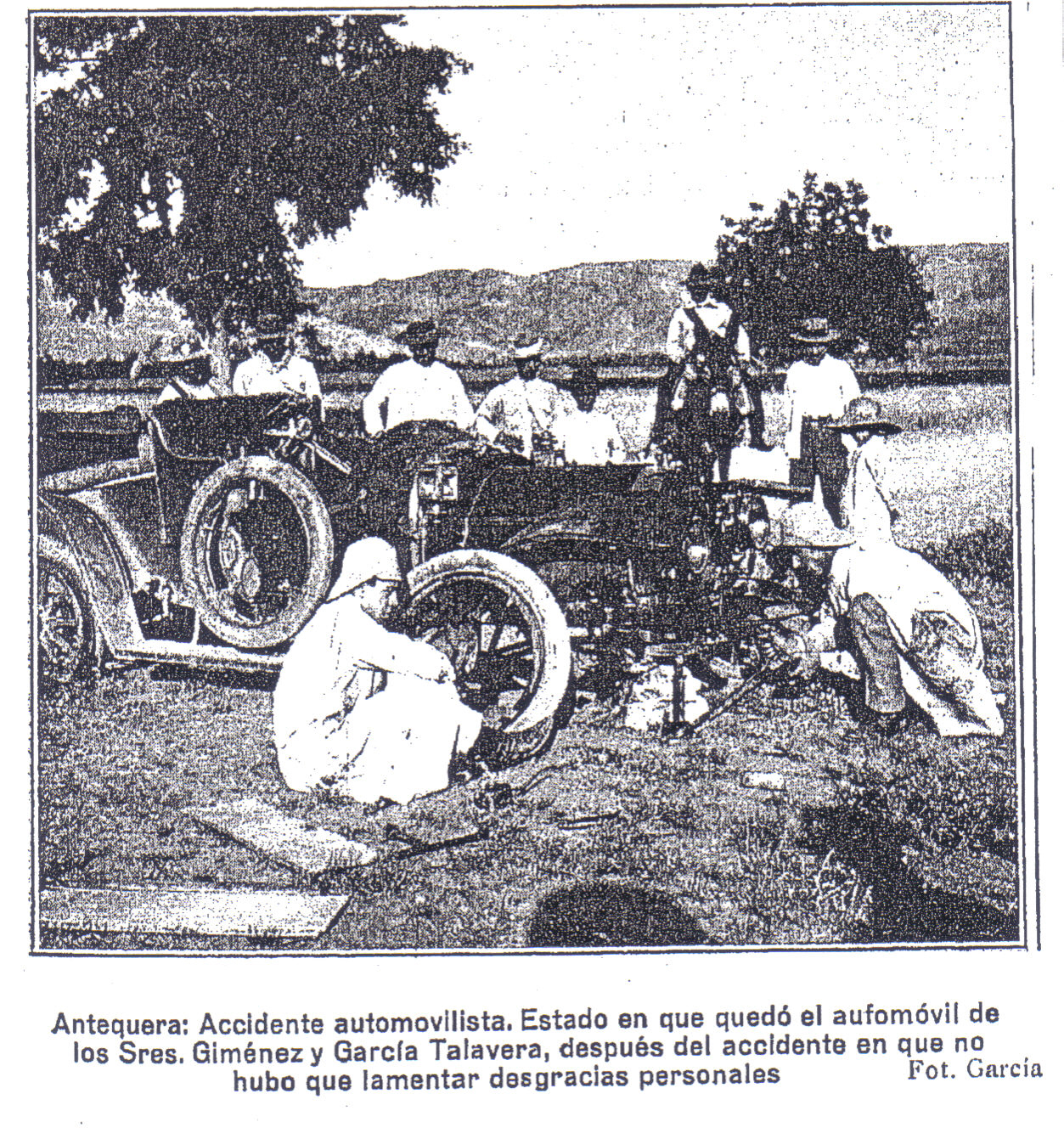 EL PRIMER ACCIDENTE MORTAL DE AUTOMOVIL EN MALAGA HISTORIA DEL