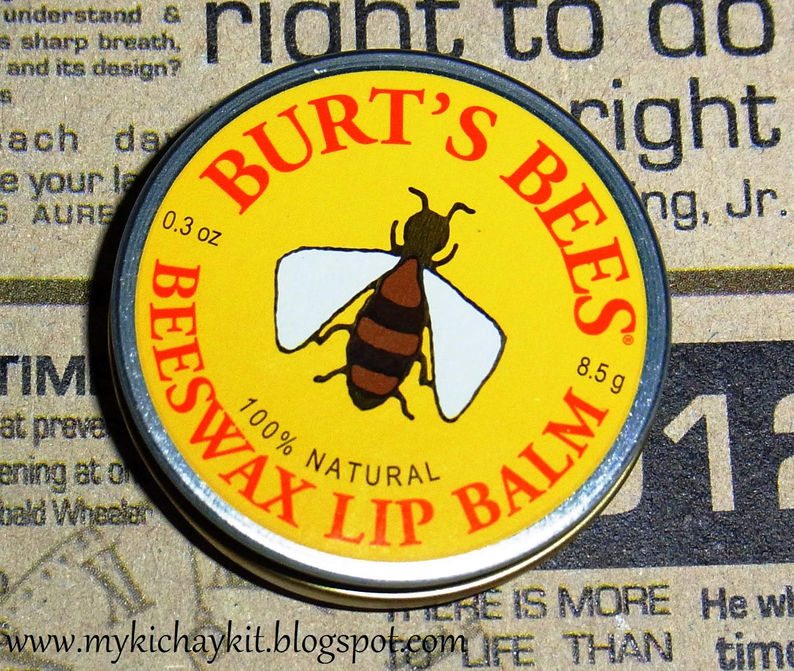 My Kichay Kit ♥ FEATURING Burt's Bees Beeswax Lip Balm Tin