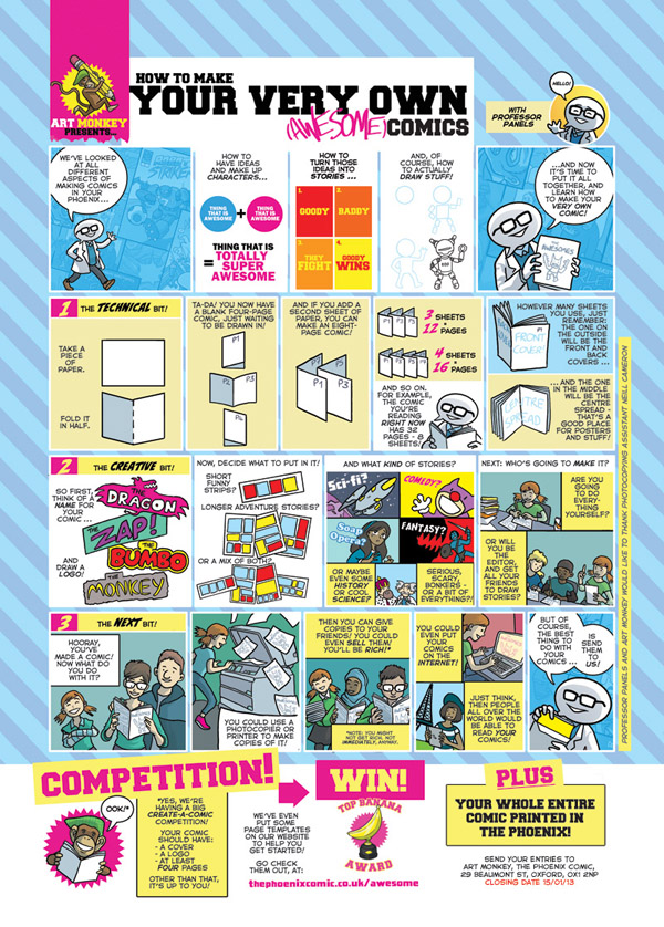 Neill's blog How To Make (Awesome) Comics COMPETITION!
