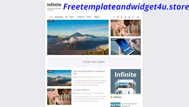 Infinite Responsive Blogger Template Free Premium Infinite Responsive Blogger Template Free Premium