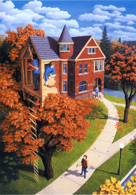 33 Karya Lukisan Ilusi Optik Indah dari Rob Gonsalves 33 Karya Lukisan Ilusi Optik Indah dari Rob Gonsalves
