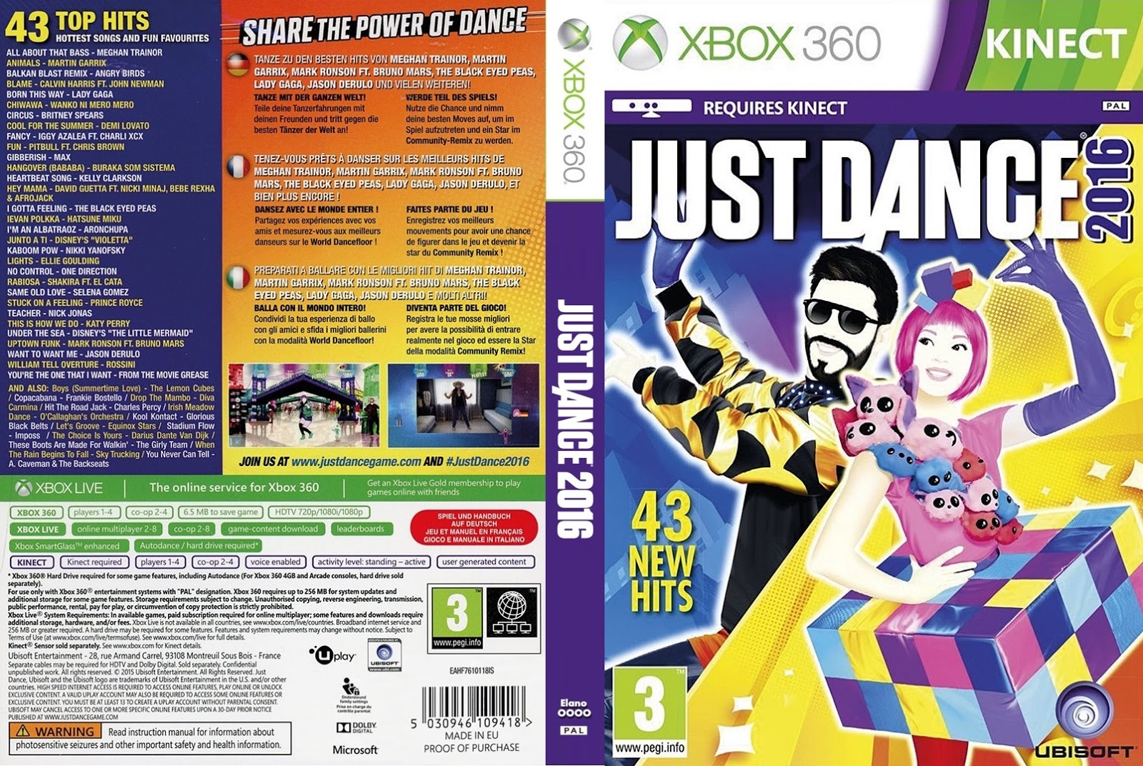 Just Dance 2016 (2015) Xbox 360 Giga In Games