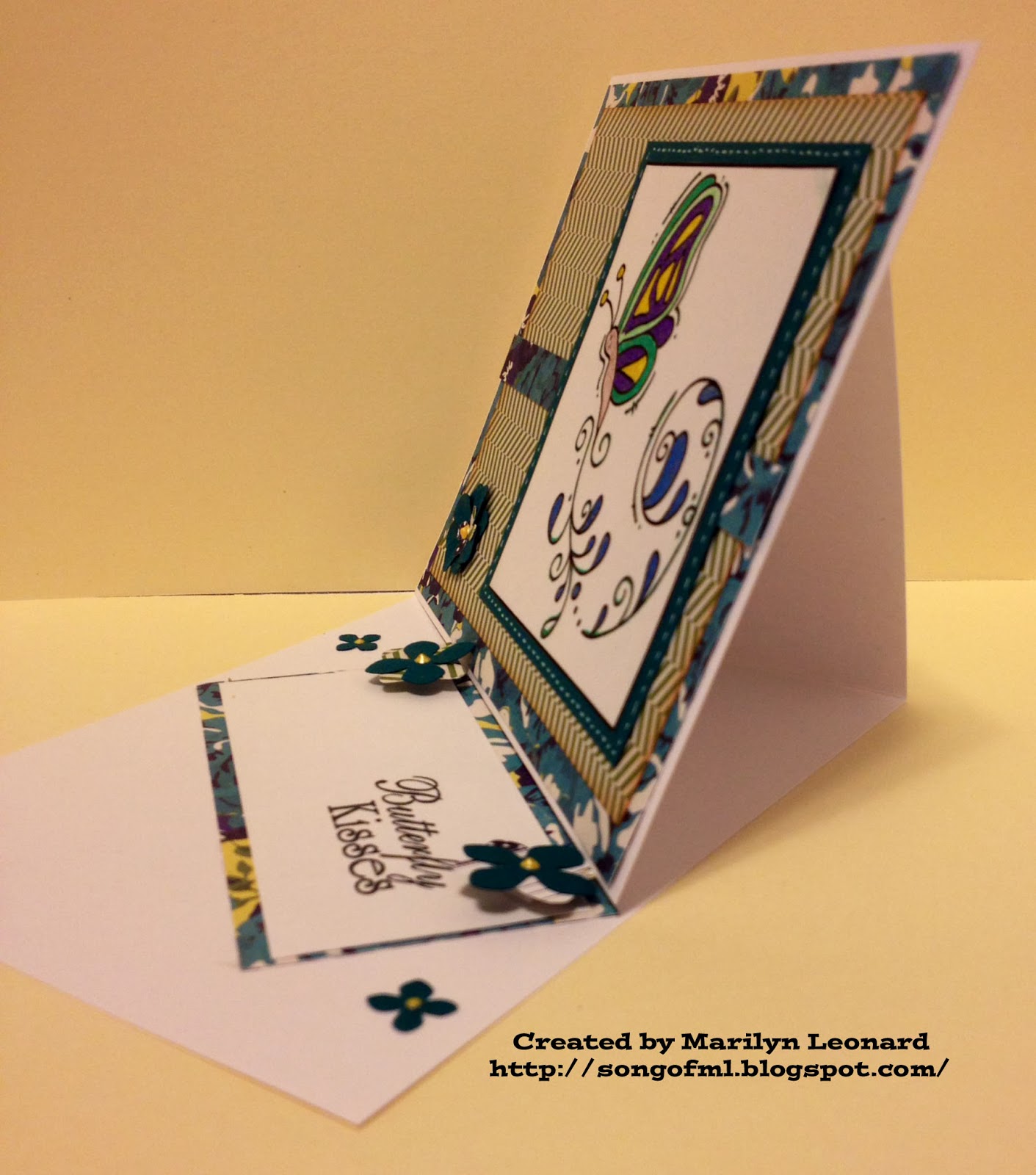  Marilyn's Crafts SBC Twisted Easel Card