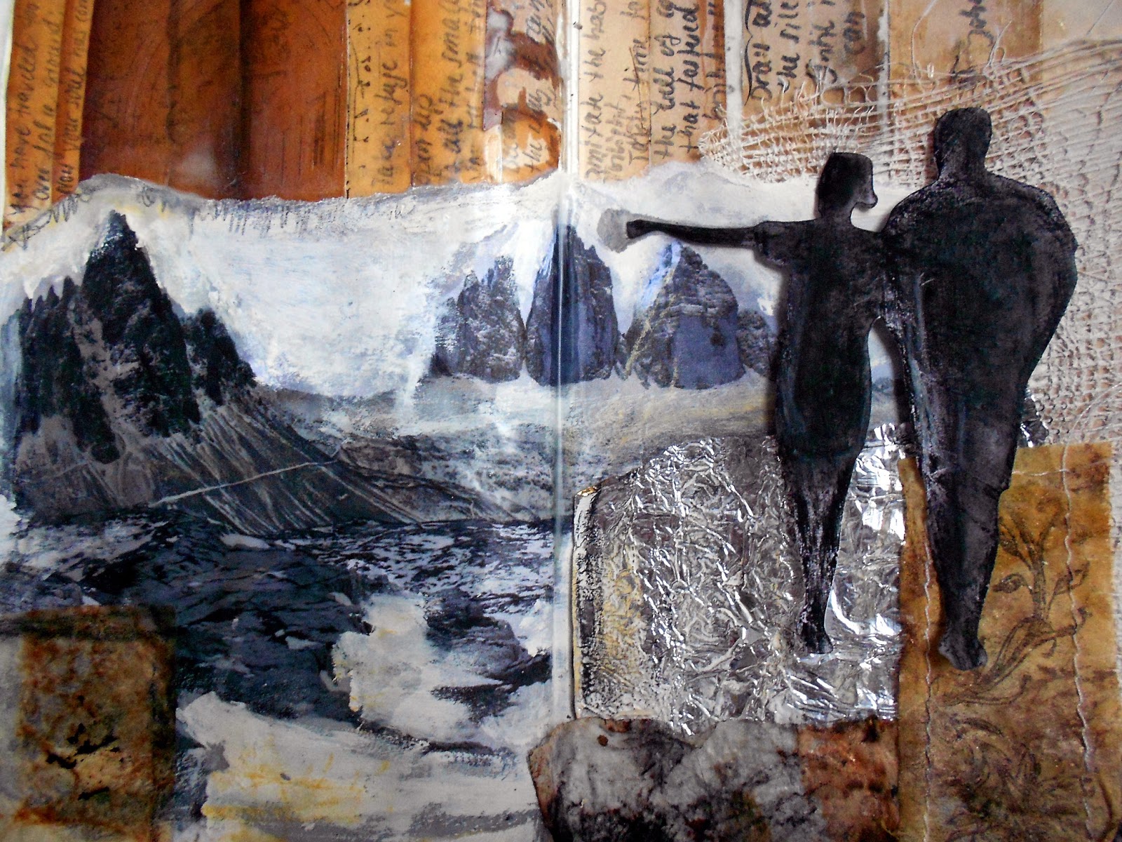 Art Journal Journey Landschaft in mir/ Landscape Within Me