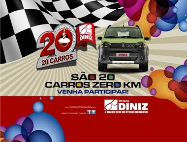 PROMOÇÃO 20 ANOS ÓTICA DINIZ