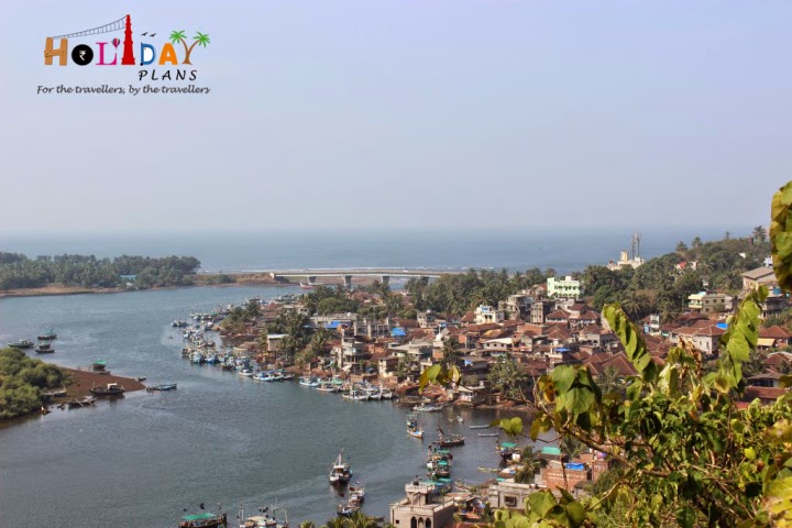Beautiful view of Ratnagiri city from lighthouse Beautiful view of Ratnagiri city from lighthouse