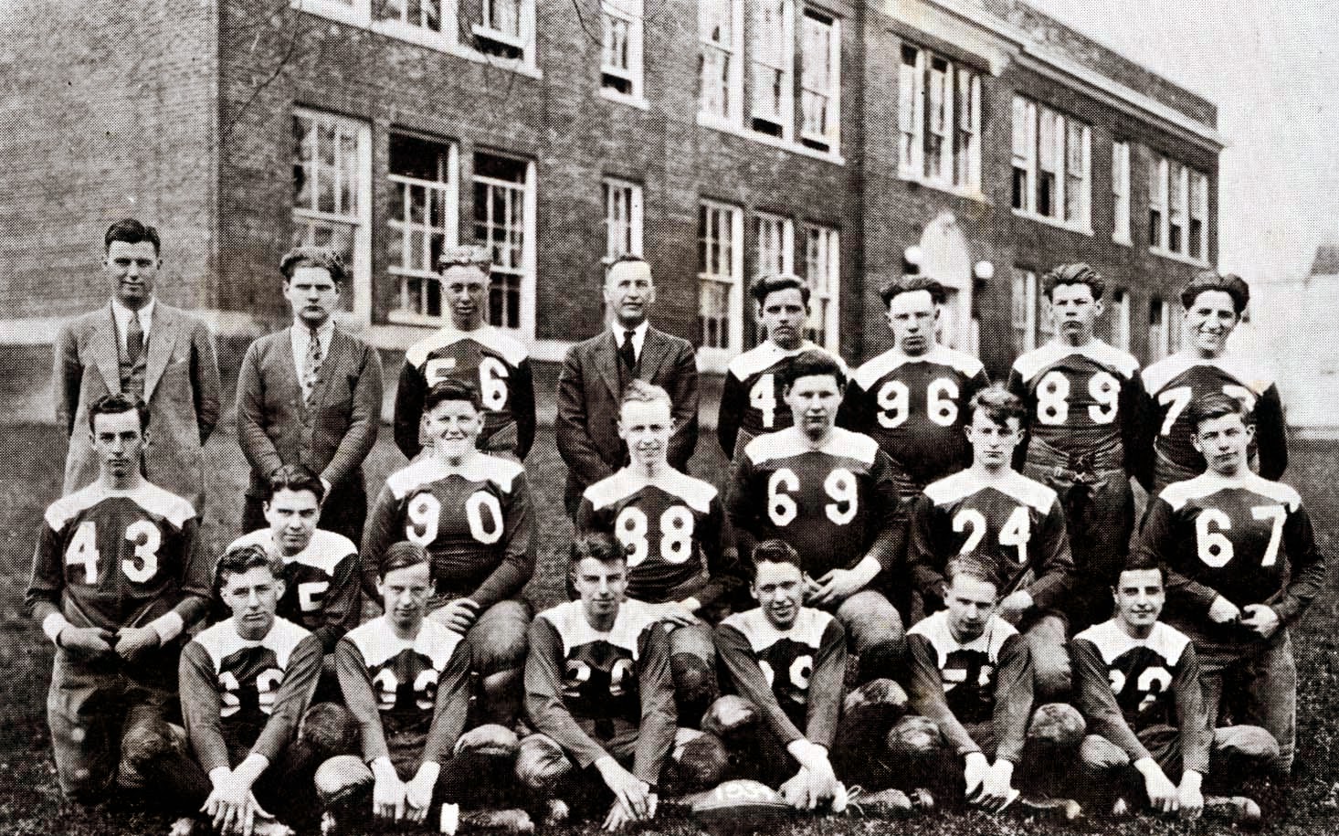 Local History Notes BCHS Football Team 1934