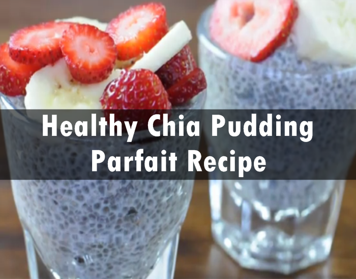 Healthy Chia Pudding Partait