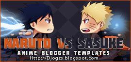 Naruto VS Sasuke V2 Blogger Template