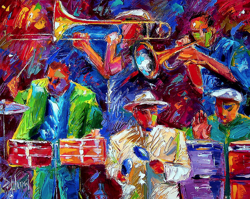 Artists Of Texas Contemporary Paintings and Art Original Jazz Art
