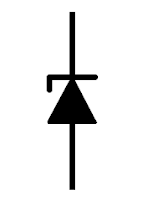 schematic symbol Zener diode