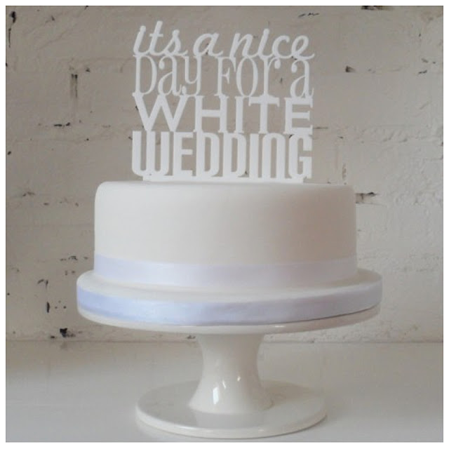 Fun SongTitle Cake Toppers