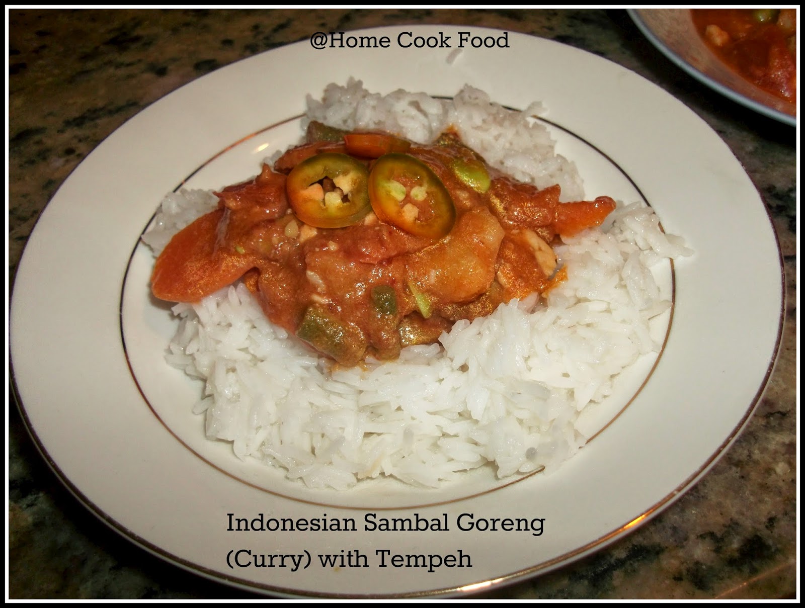 HCF Indonesian Sambal Goreng(Curry) with Tempeh