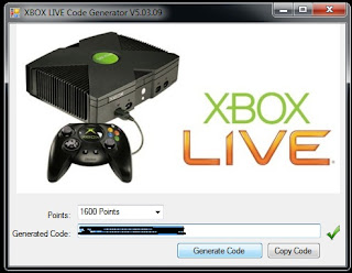 Free Xbox Live Gold Membership Code Generator 2013