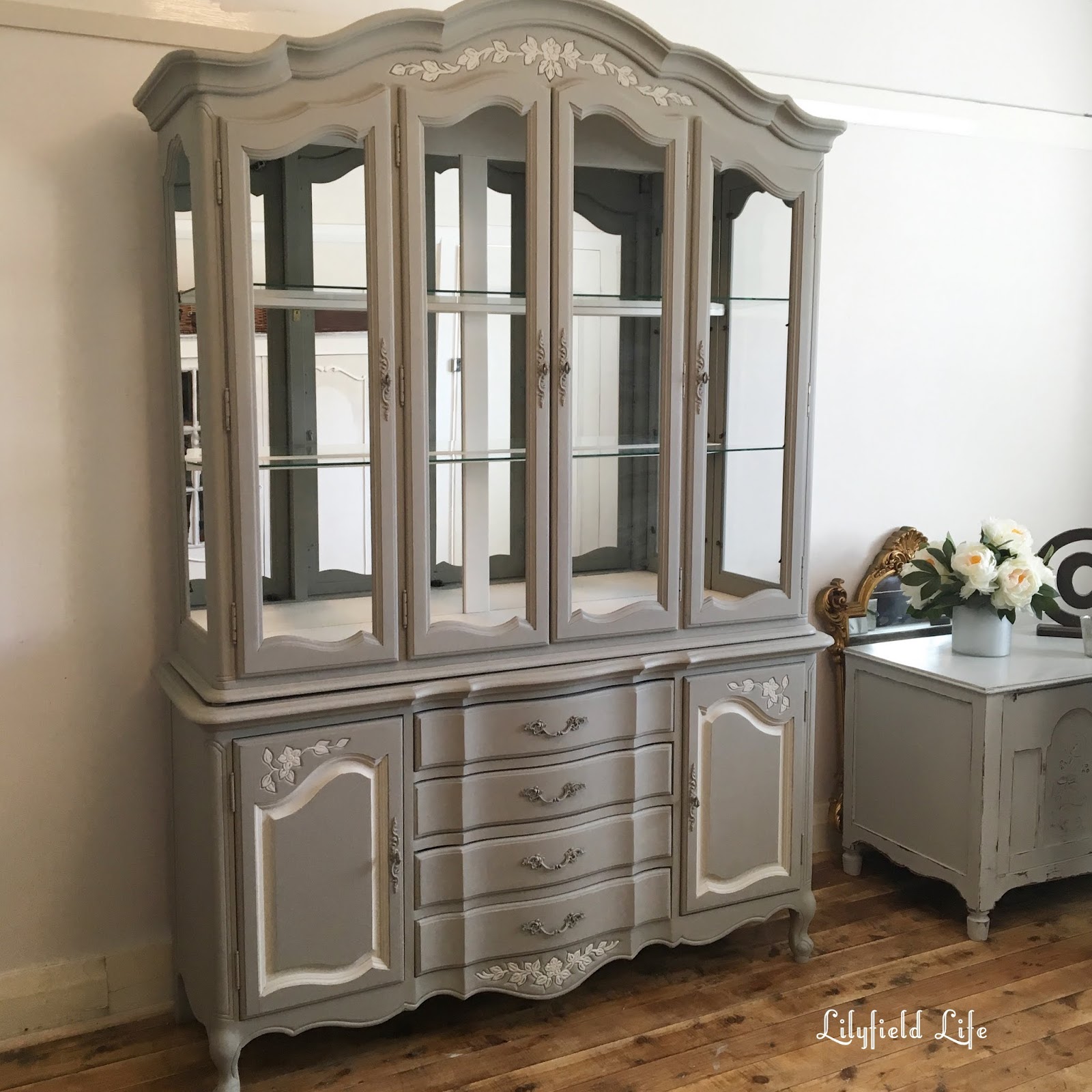 Lilyfield Life French style buffet painted in taupe