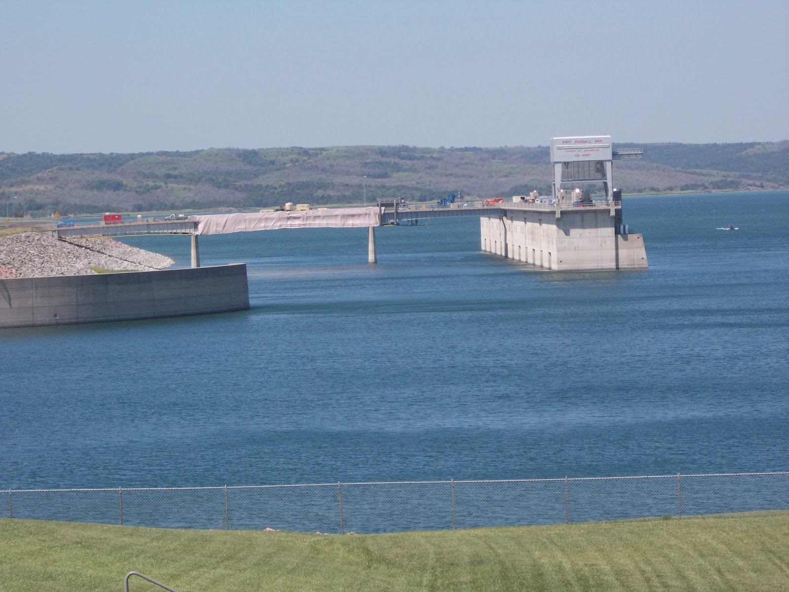 Exploring Francis Case Reservoir Outdoors With Hank
