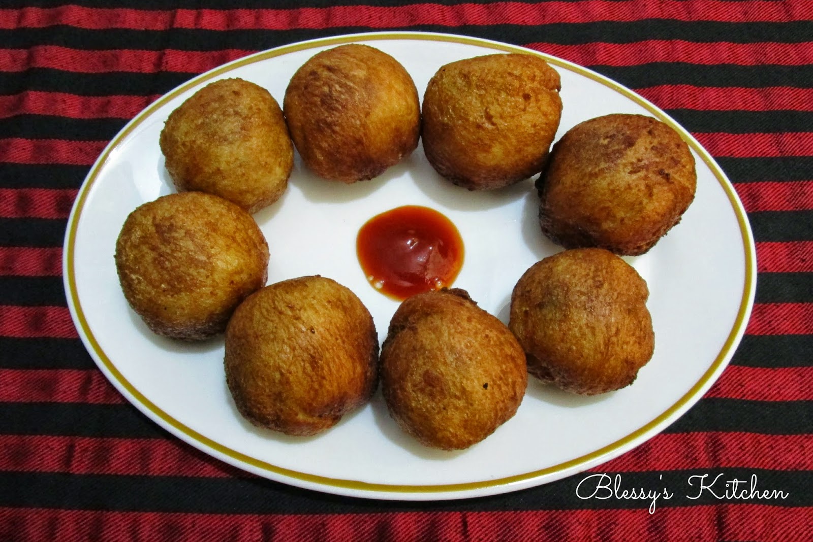 Blessy's Kitchen Potato Bread Balls