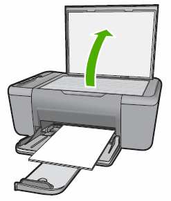 Abriendo compuerta que da acceso a escáner de impresora HP.