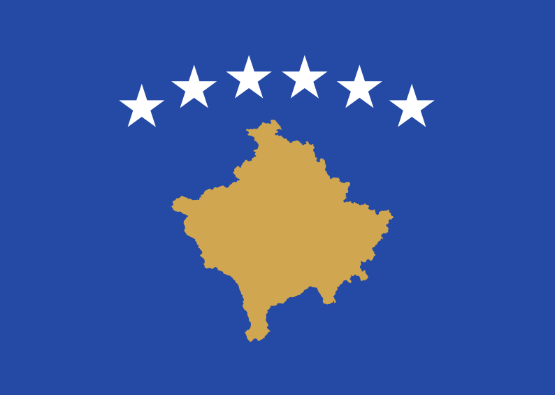 The Flag of Kosovo