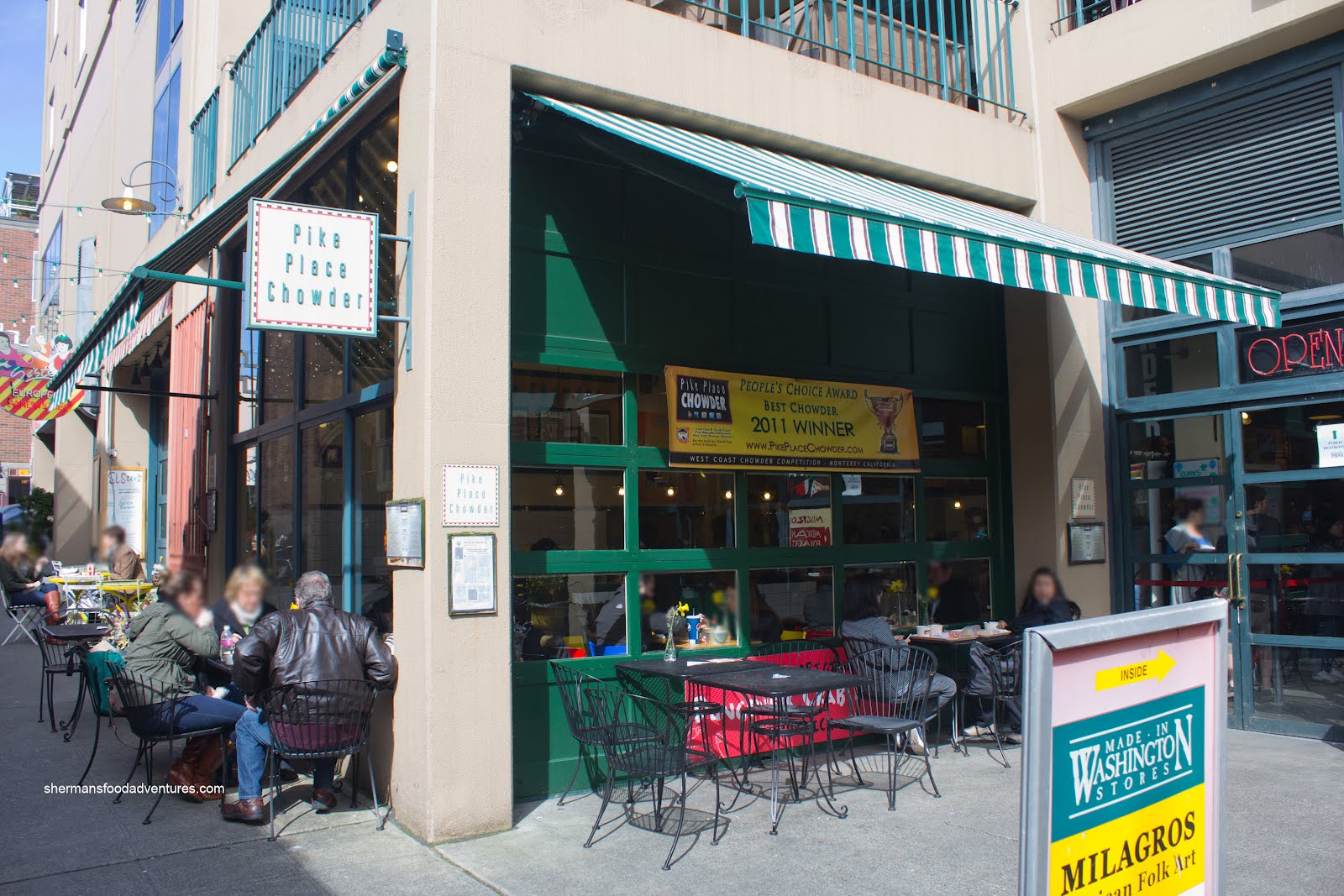 Sherman's Food Adventures Pike Place Chowder