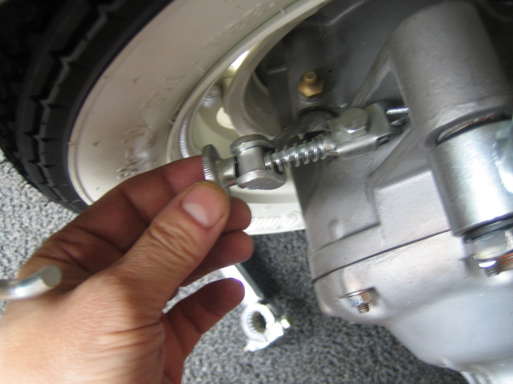 Lambretta Restoration Rear footbrake install and setup