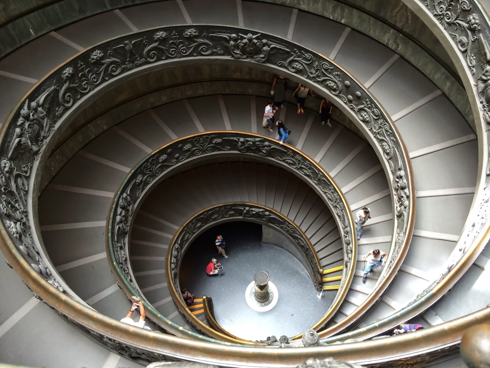 Spiral stairs of the Vatican Museums - Vatican City - Travel is my