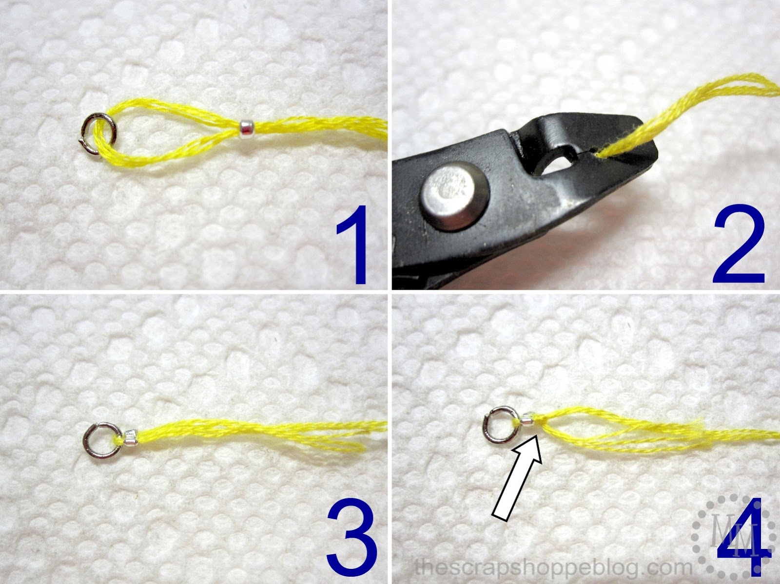 Beaded Braided Bracelet - The Scrap Shoppe