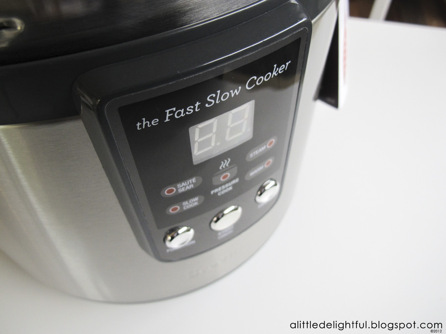 a little delightful {review + giveaway!} breville fast slow cooker