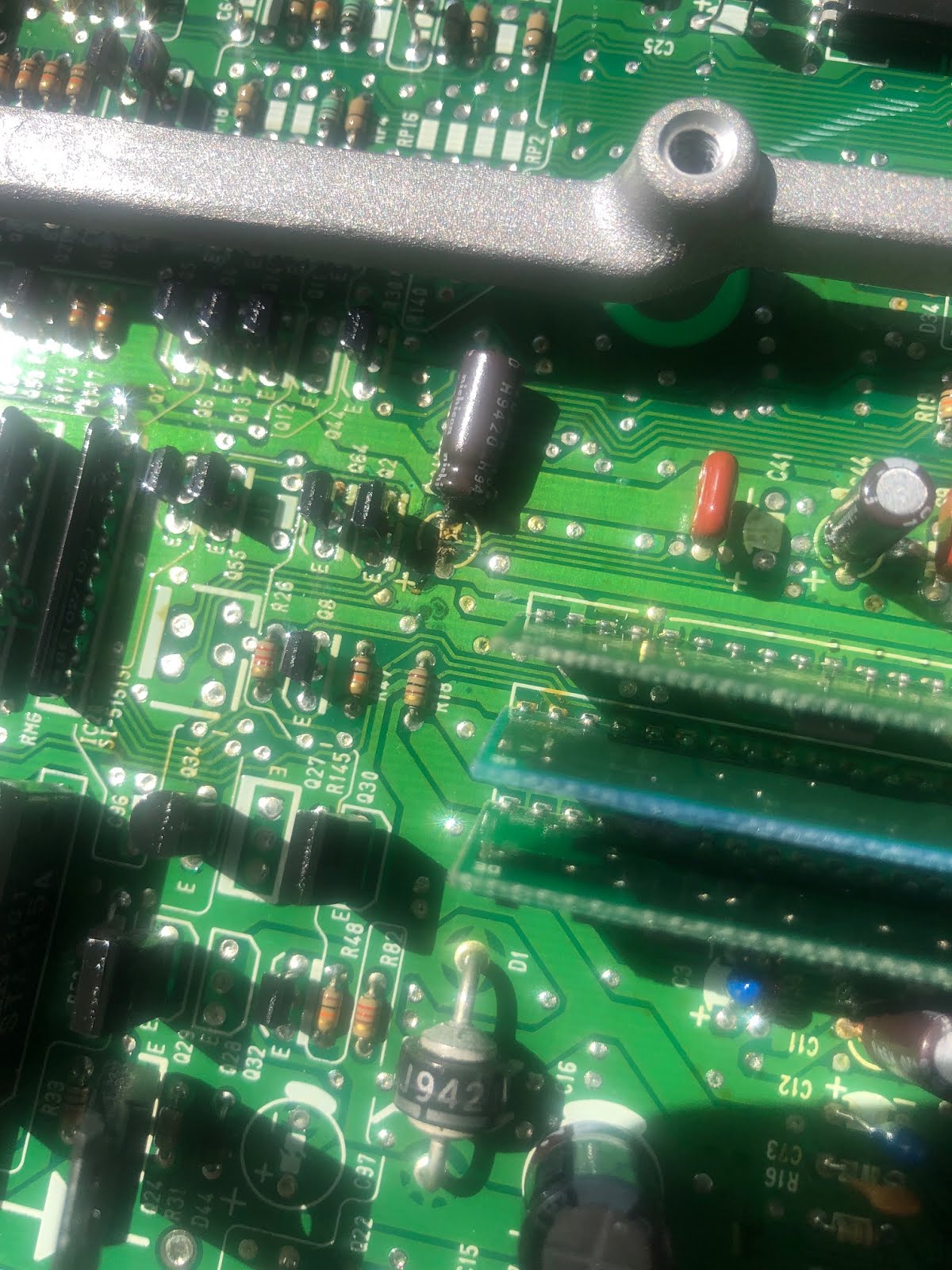 Honda ECU Capacitor Bubbled