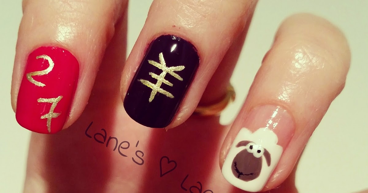 chinese new year nail art
