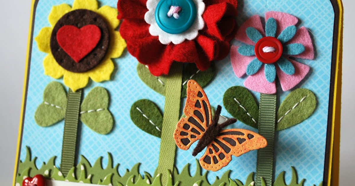 My Little Stampin' Spot: TCPTUES172 Felt Flowers