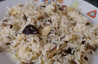 131º Receta: Arroz Con Setas Y Almendras
