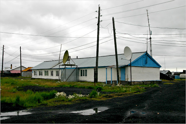 Красноярский край. Таймырский полуостров. Поселок Волочанка. 