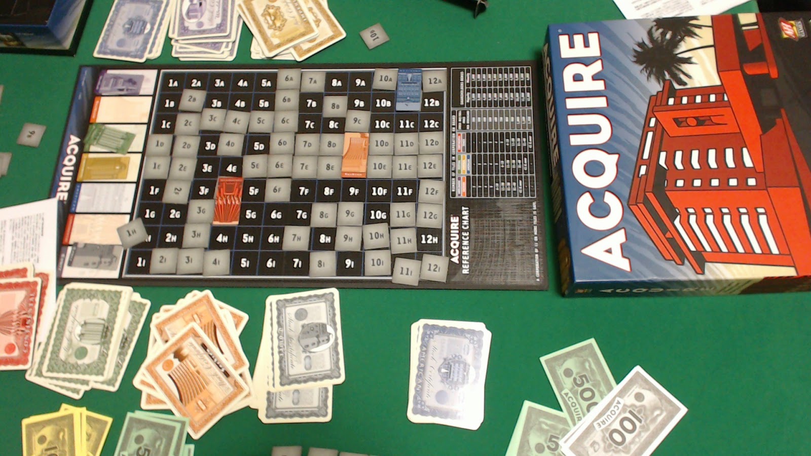 寄り道とボードゲーム ゲーム記事 アクワイア Acquire