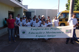 Fanfarra Municipal Infantil se apresenta em Ribeirão Bonito