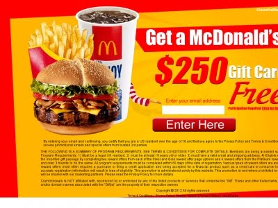 MacDonald's offer you
