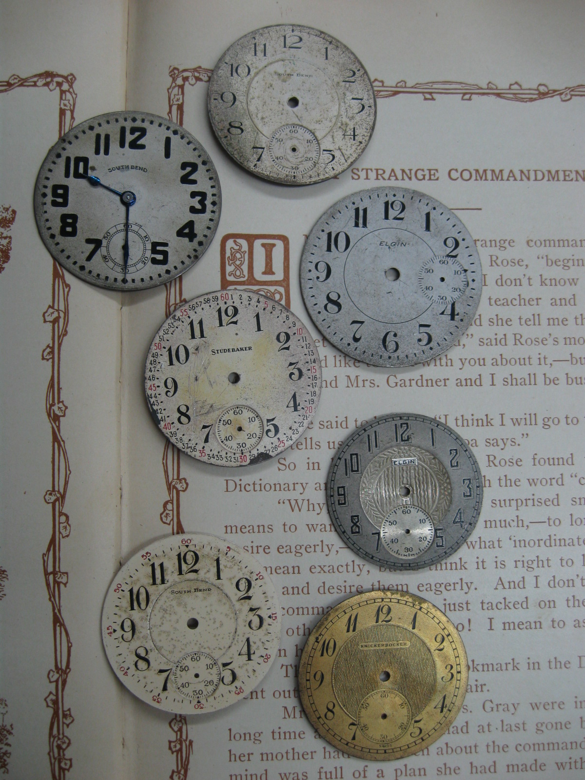 Treasures from the Heart Time, and More Time, Vintage Watch Faces