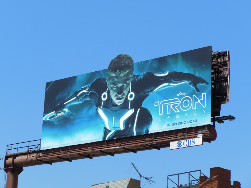 Garrett Hedlund Tron billboard