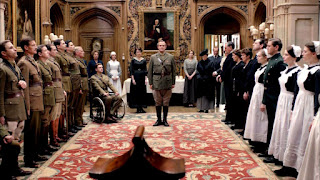 End of the war at Downton Abbey