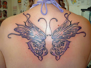 modern butterfly tattoos