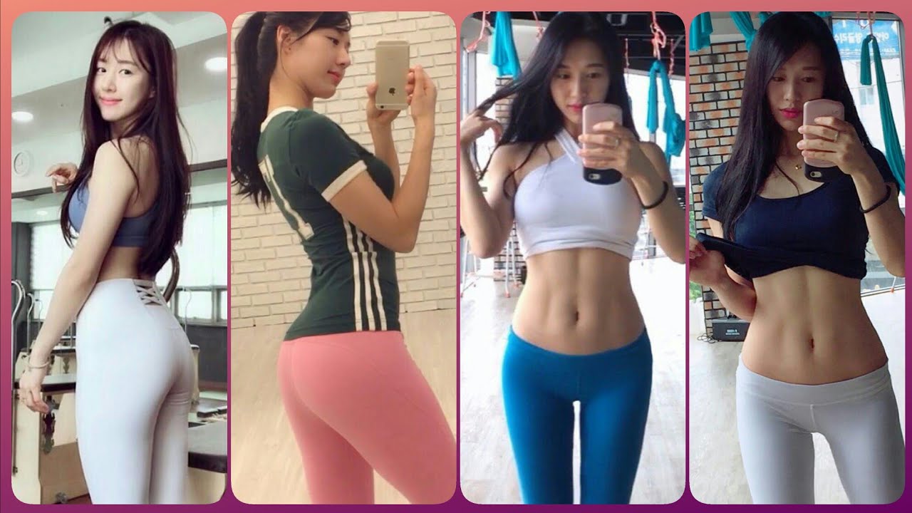 Korean girls perfect shape sexy boobs