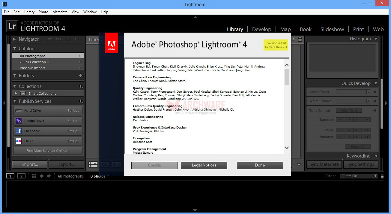 Adobe Photoshop Lightroom 4.1 (x64) Pre-Activated Application Full Version