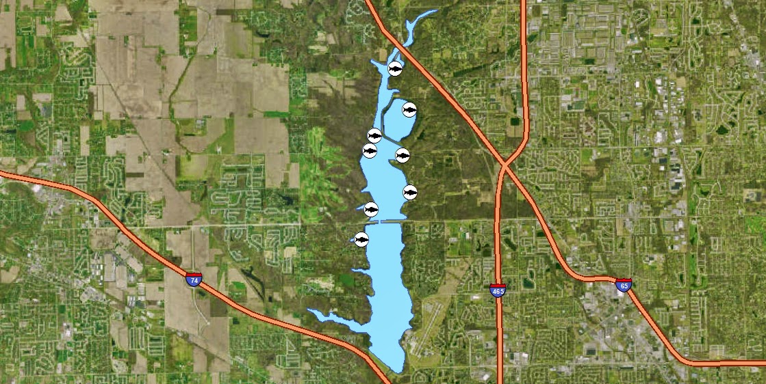 Muskie Tracking in Eagle Creek Reservoir