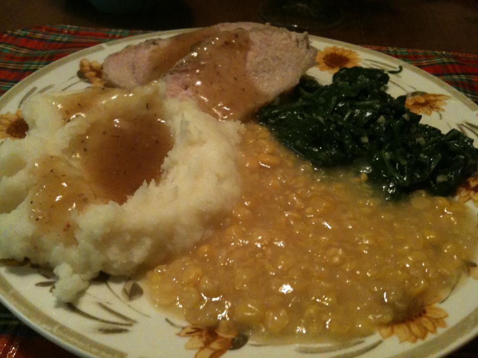 Pork Roast with Apple Gravy