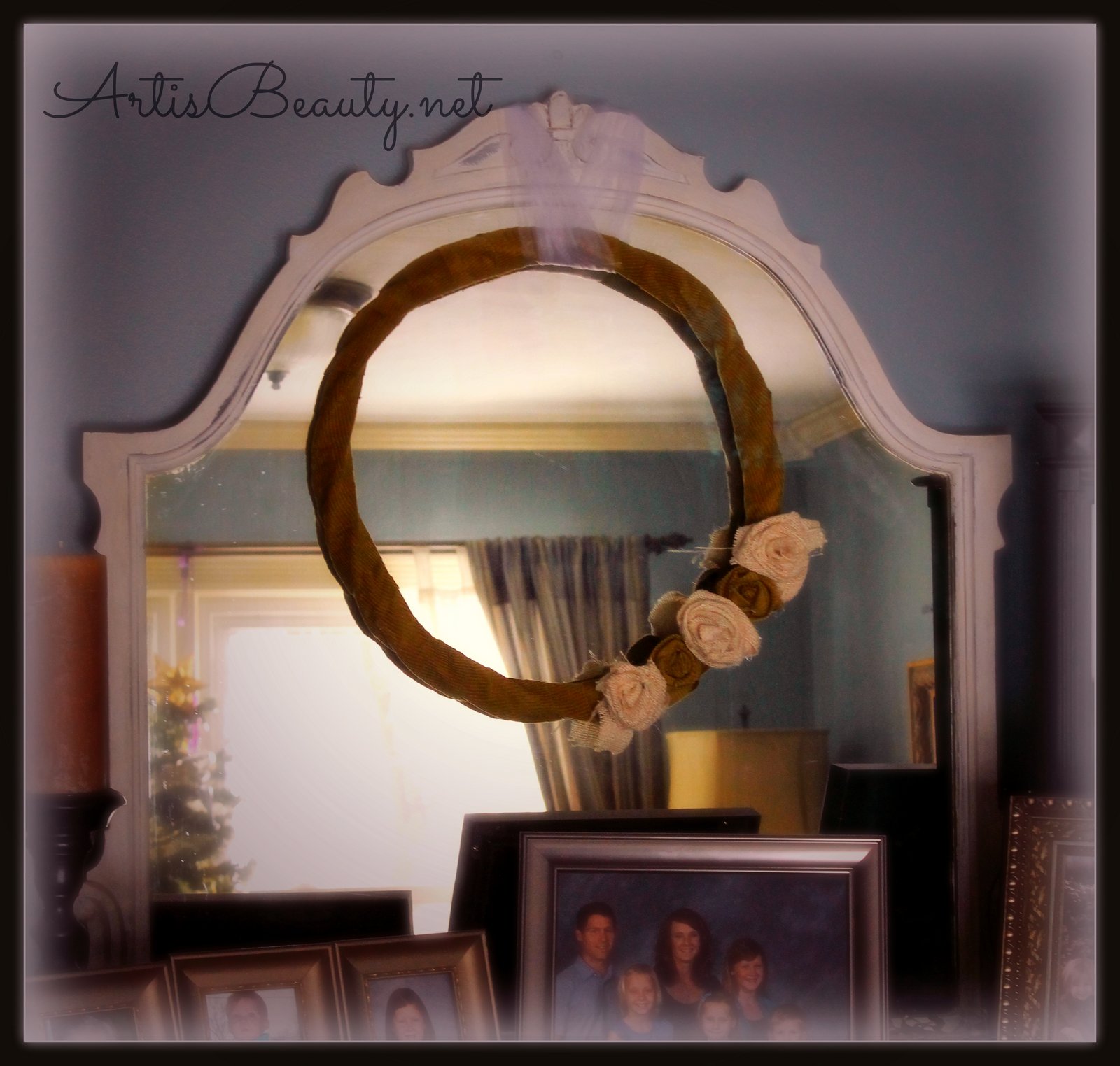 ART IS BEAUTY Goodwill Mantle Mirror Makeover