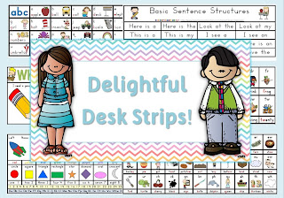 Image Desk Strips for K-3