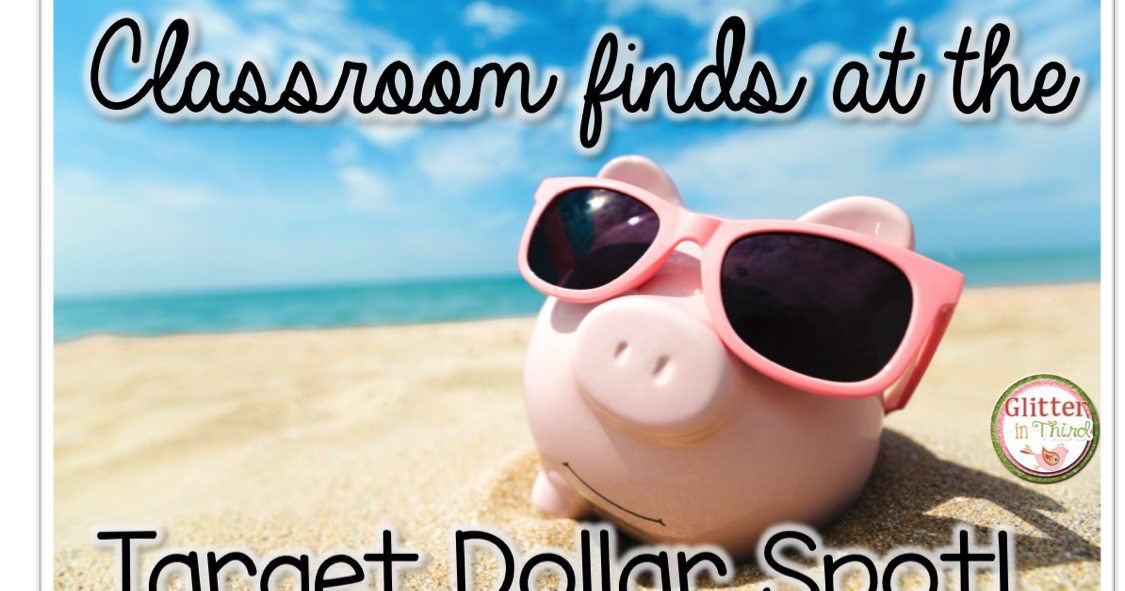 Glitter in Third Target Dollar Spot Summer Finds!