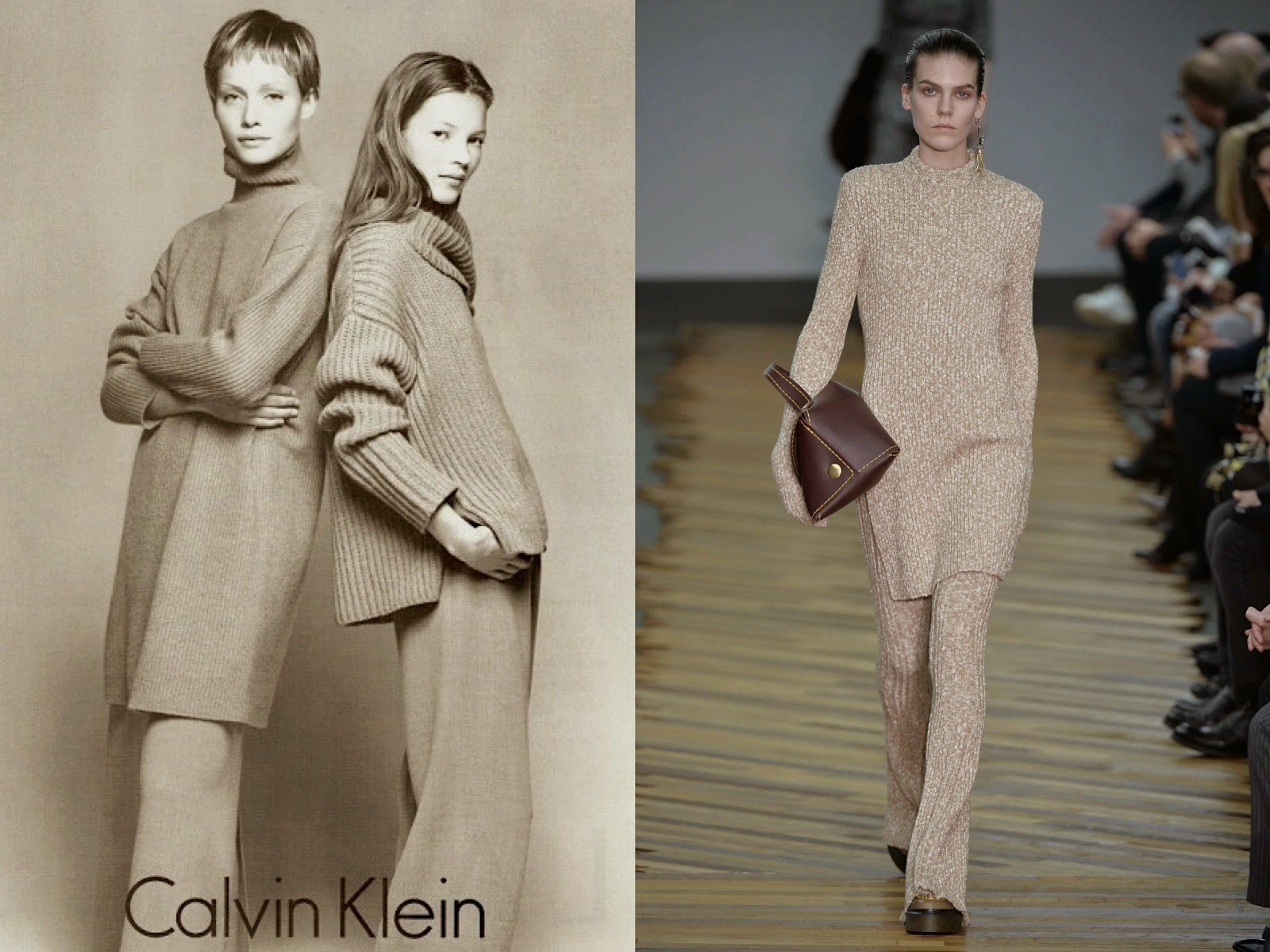 INTO THE FASHION: INSPIRATION Calvin Klein FW 1996, 97 Céline FW 2014