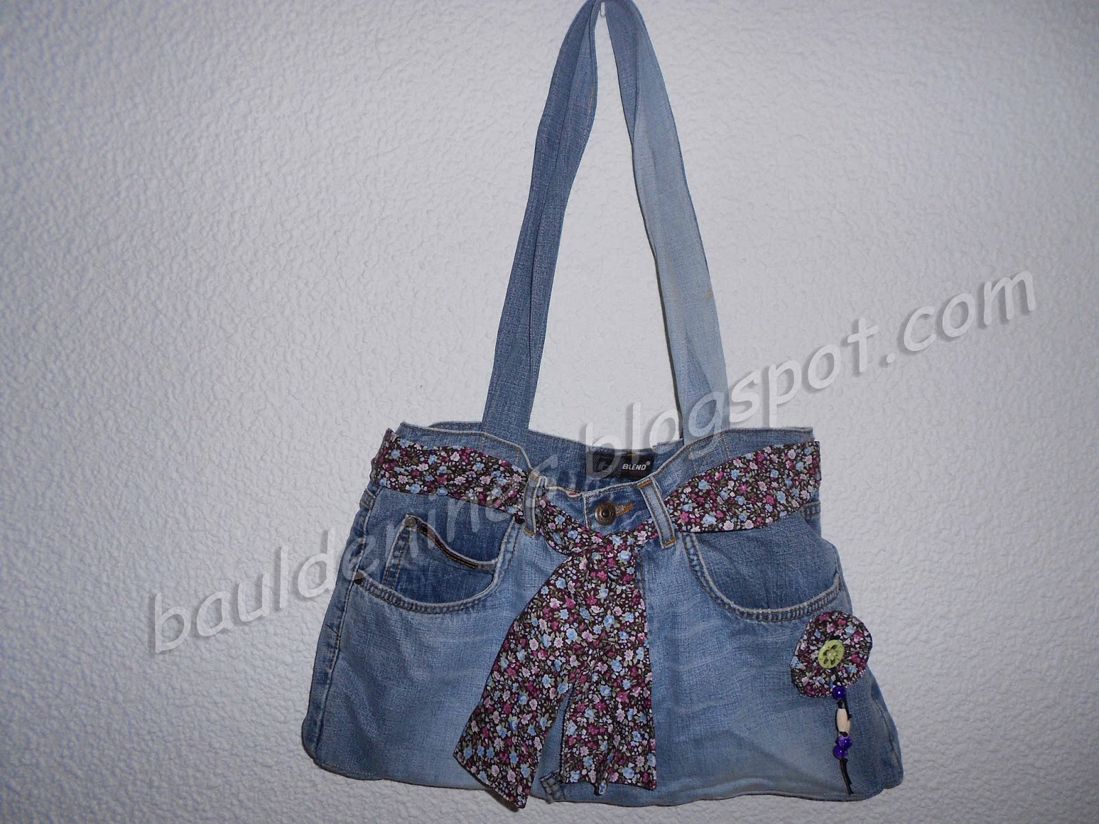 Baúl de Nines Patchwork Bolso Pantalón Vaquero